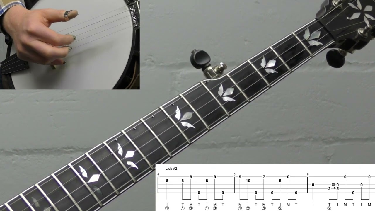 10 Easy Melodic Licks | Intermediate Bluegrass Banjo Lesson With Tab