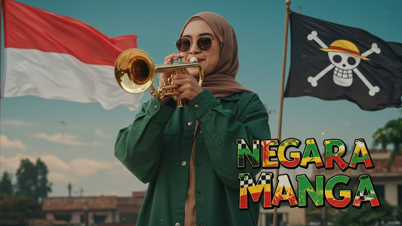 Bendera One Piece Berkibar - Rap Hijab Ska Reggae