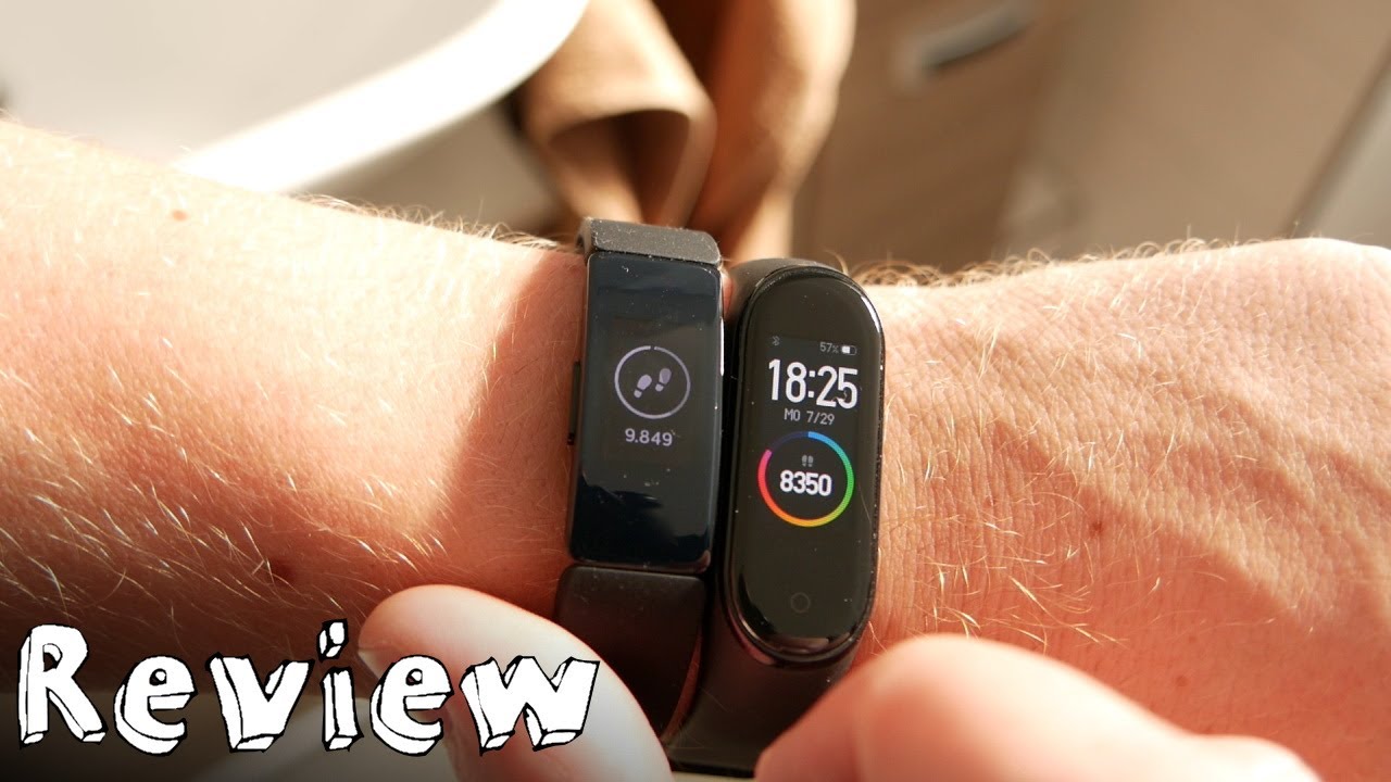 Fitbit Inspire HR vs. Xiaomi Mi Band 4 - Vergleich und Doppel-Review in Farbe