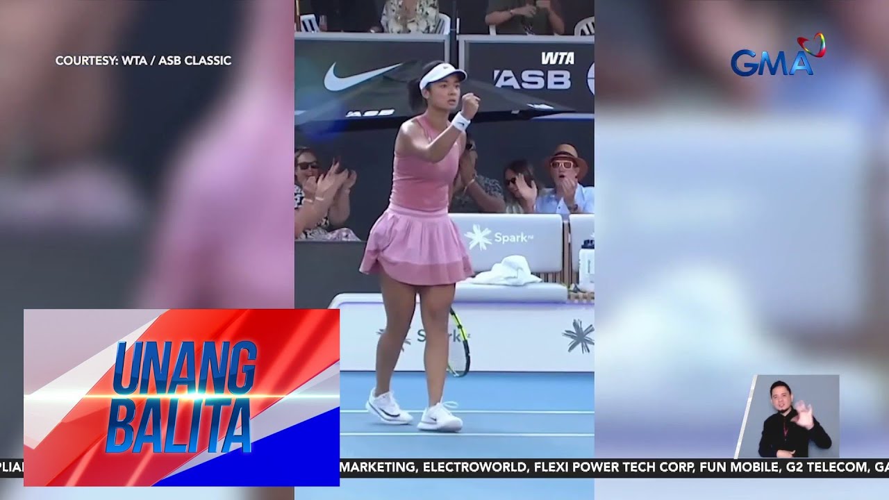 PH tennis player Alex Eala, nagpasalamat kasunod ng pagtatapos ng kaniyang laban sa... Unang Balita