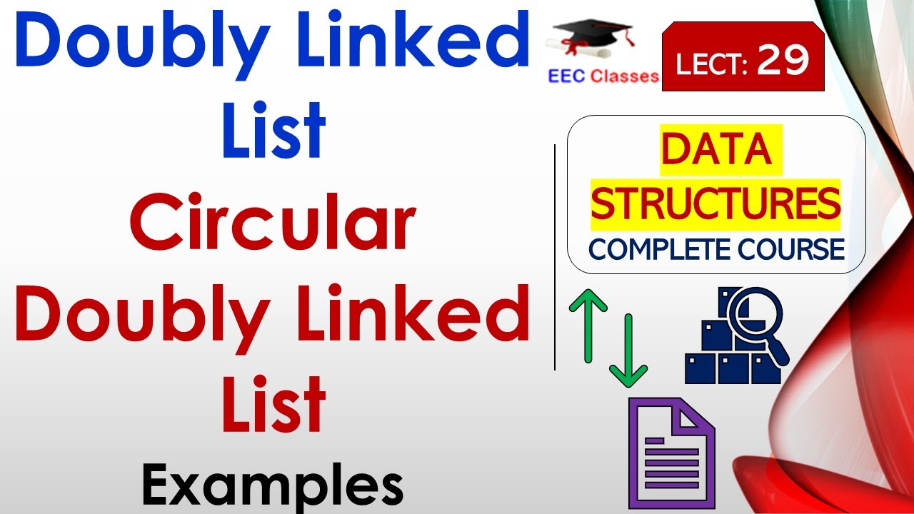 L29: Doubly Linked List | Circular Doubly Linked List | Examples | Data Structures in Lectures Hindi
