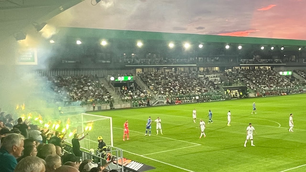 Tatran Prešov - Slovan Bratislava 26.07.25 New Stadium Futbal Tatran Aréna 1. Liga Slovensko Pyro