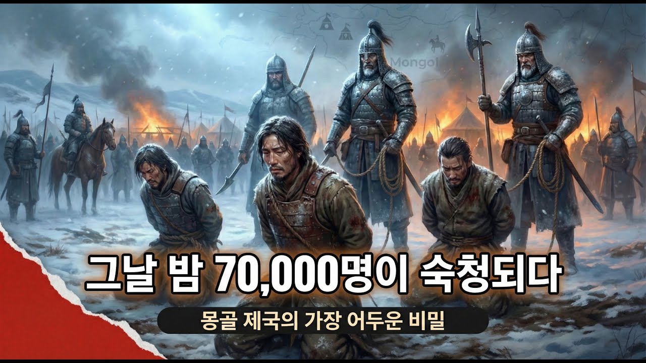 칭기즈 칸이 자기 병사 7만 명을 처형한 밤 | 몽골 제국의 가장 어두운 비밀