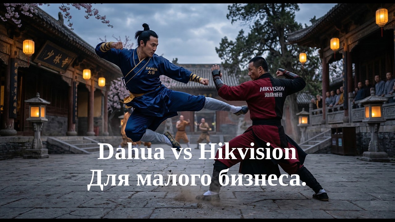 Dahua vs Hikvision: Битва титанов видеонаблюдения для малого бизнеса