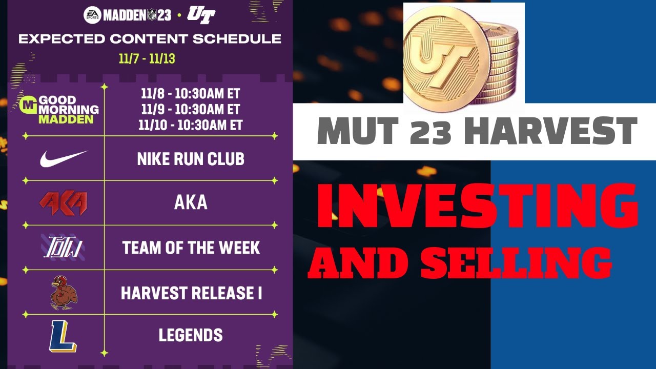 MUT 23 HARVEST - FREE BO JACKSON- MUT 23 TIPS HOW IM PREPING FOR HARVEST.