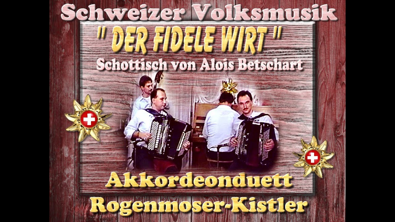 Schweizer Volksmusik im Innerschweizer-Stil Akkordeonduett Rene Rogenmoser - Xaver Kistler Oberägeri