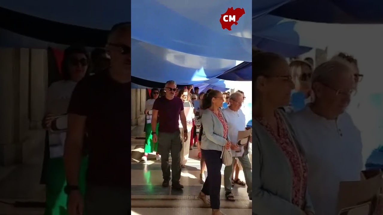La manifestazione a sostegno della Global Sumud Flotilla a Macerata