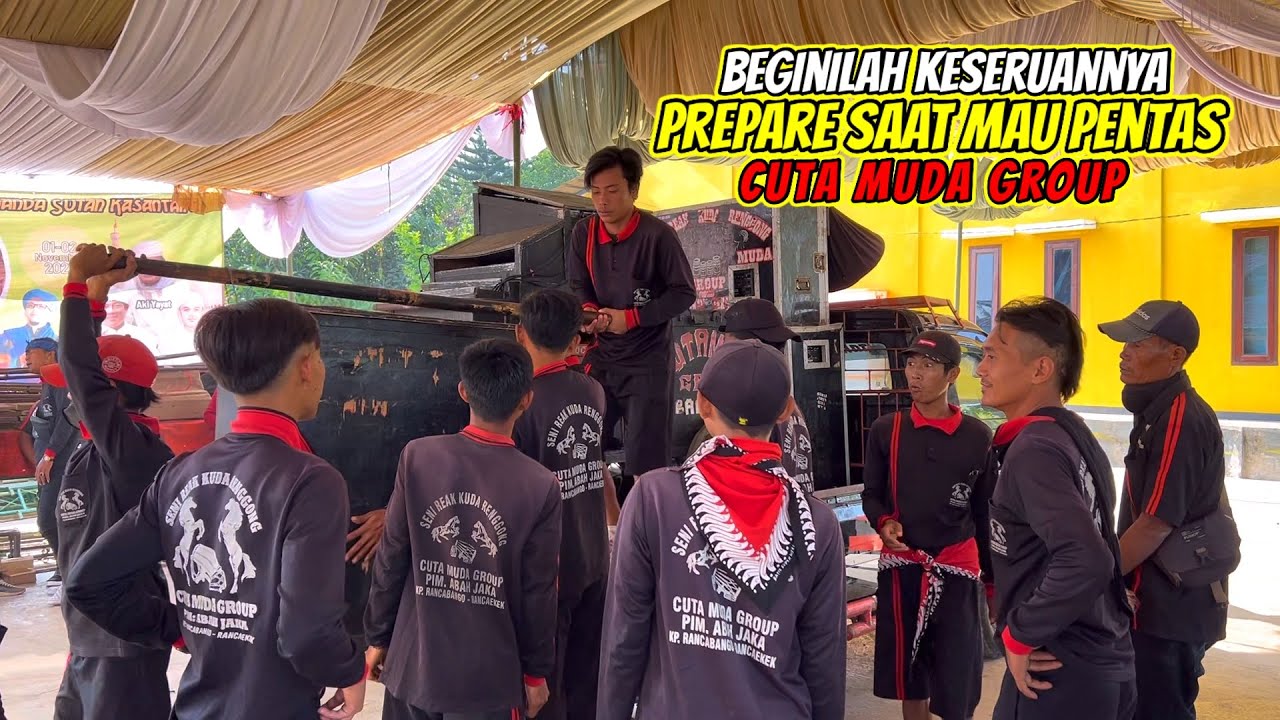Beginilah Keseruan Prepare Saat Mau Pentas - Cuta Muda Group