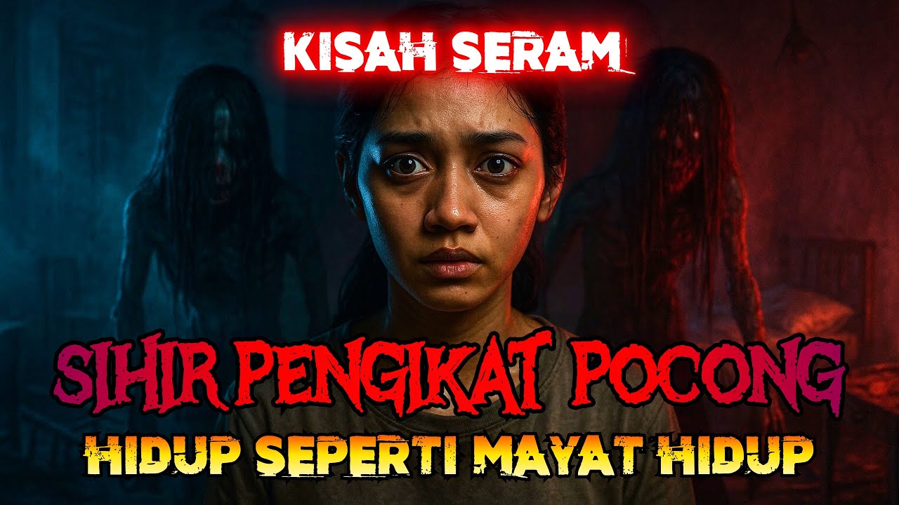 KISAH SERAM | GADIS TERKENA SIHIR PENGIKAT MAYAT | GANGGUAN JIN BUDAK DAN POCONG DALAM BILIK‼️