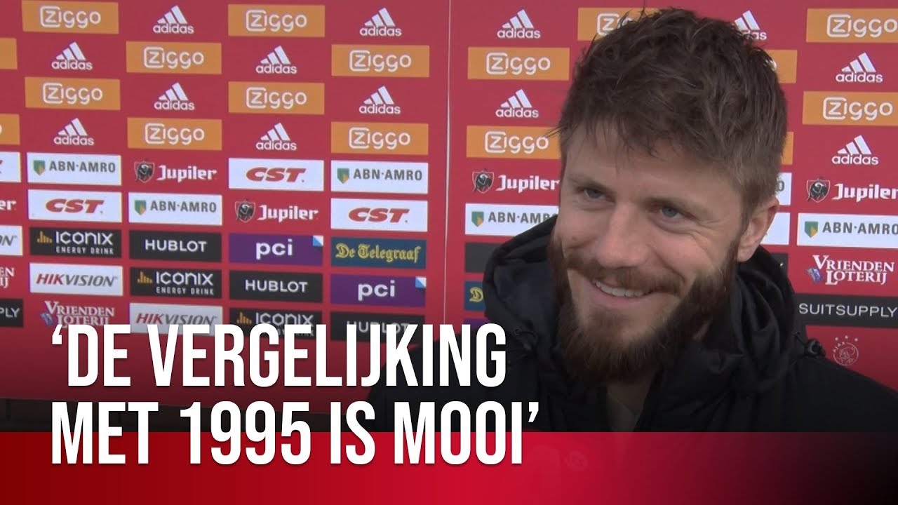 Lasse Sch&ouml;ne dronk na Real een Amsterdams pilsje