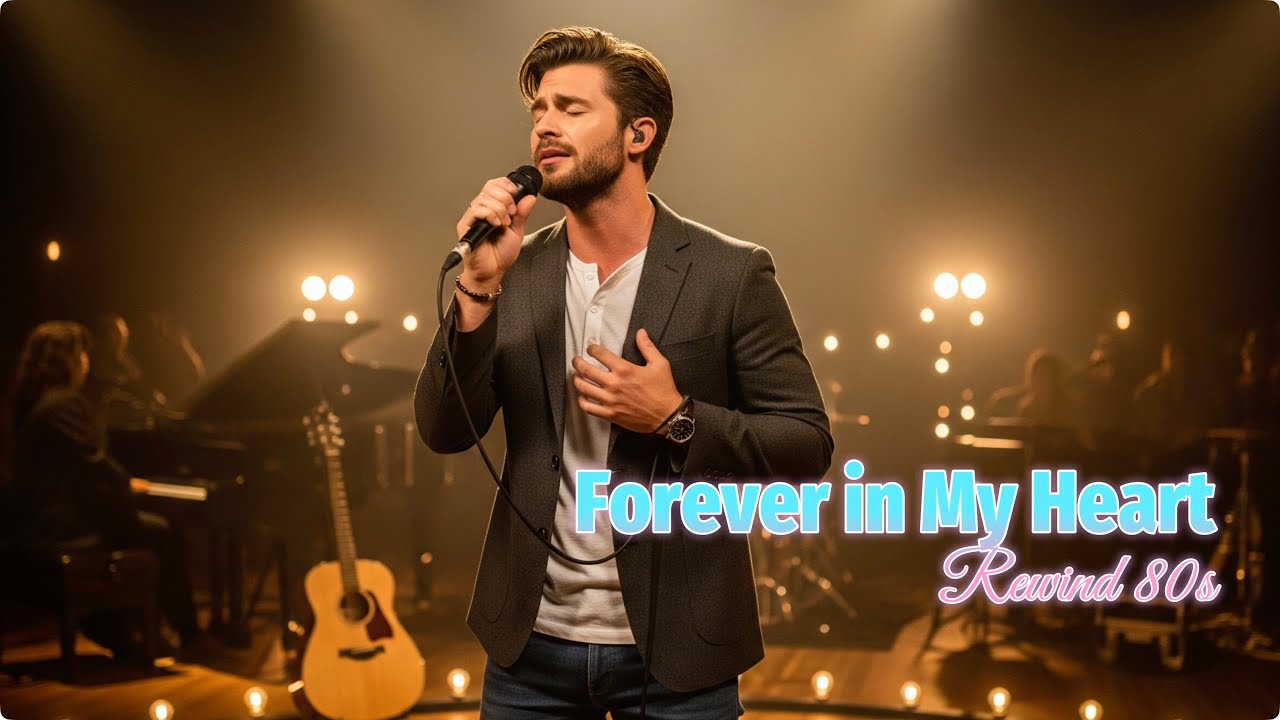 VOCAL | 💔 Forever in My Heart - Emotional 80s Power Ballad 🎸 | Slow Rock Love Song with Lyrics ✨