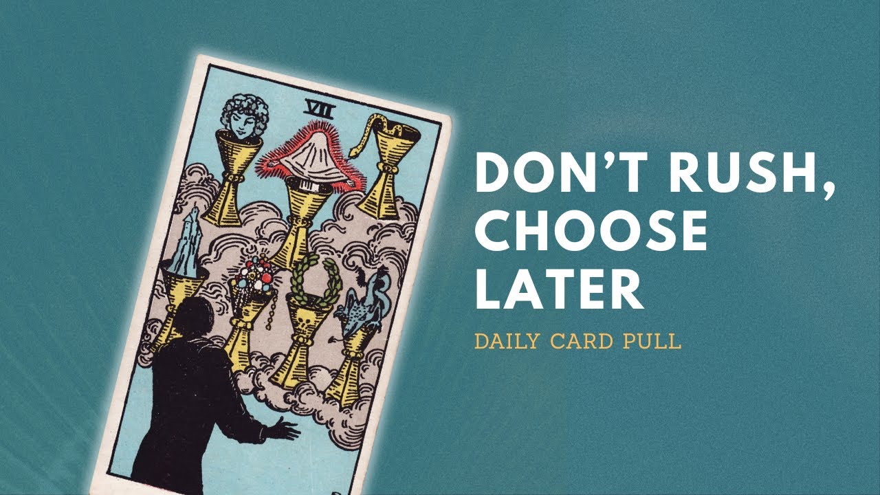 This Is the Warning. Too Many Options. ✨ | Daily Tarot