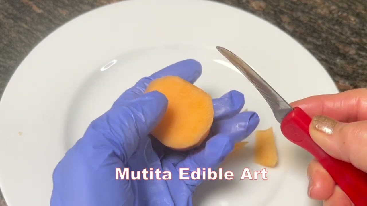 Simple Rose Melon Flower | Intermediate Lesson 100 | Mutita Art Of Fruit & Vegetable Carving Youtube