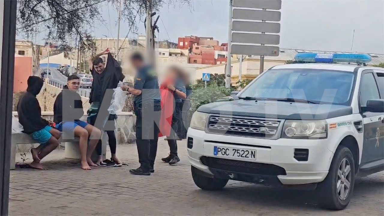 La Guardia Civil rescata a un grupo de argelinos en el Sarchal