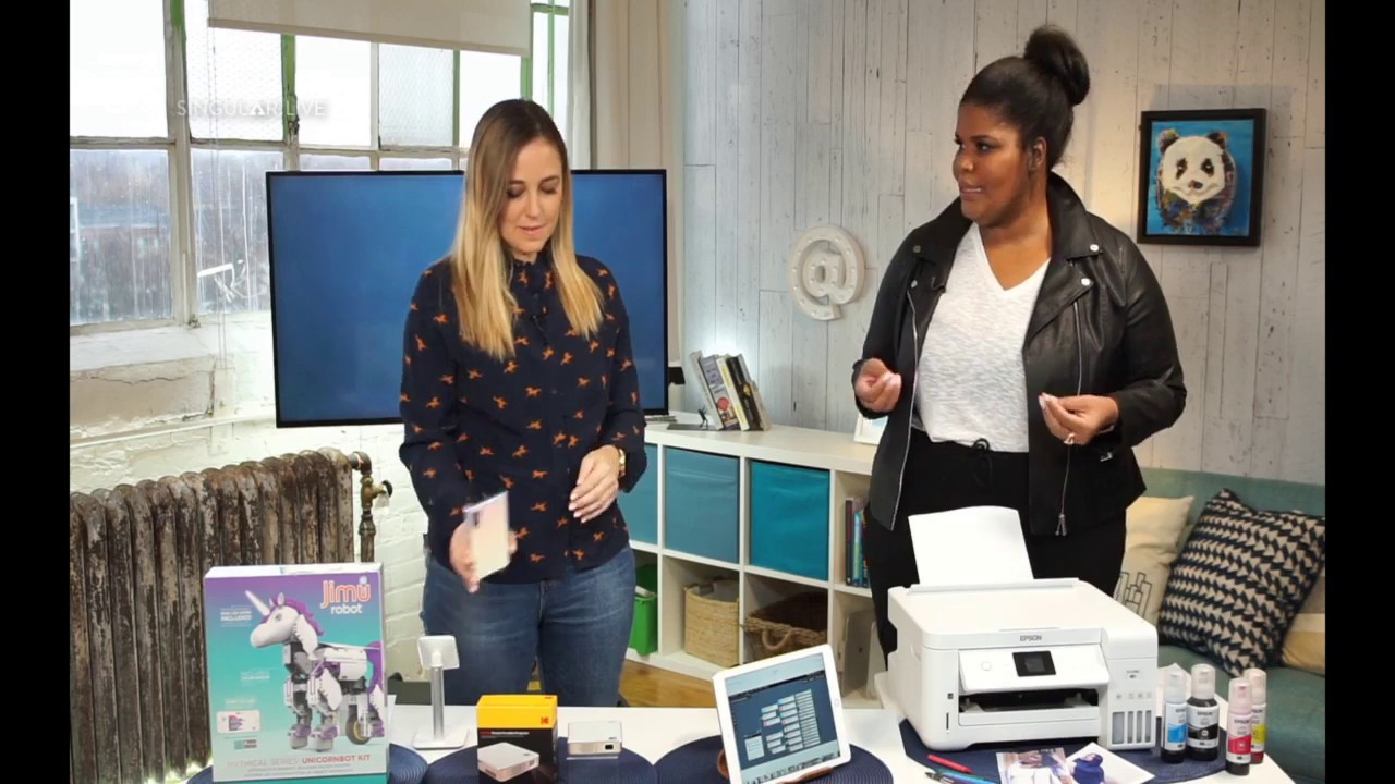 Winy Bernard with Amber Mac speak on Educational Tech Ideas for kids and families during March Break
