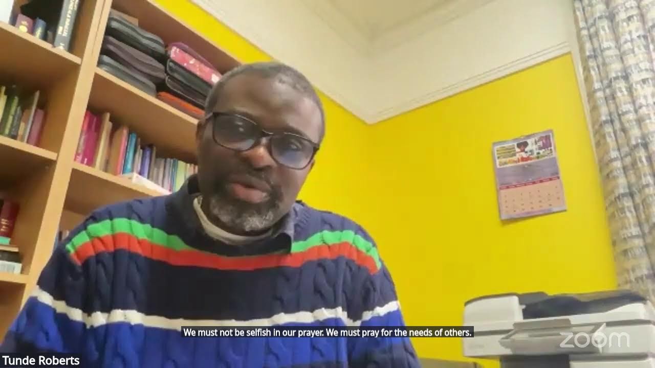 Manifesting Christ Through A Prayerful Life..by . Venerable Dr Tunde Roberts 