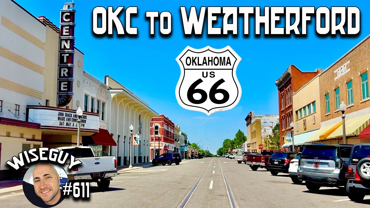Exploring Classic Route 66 Towns ||| OKC to Weatherford