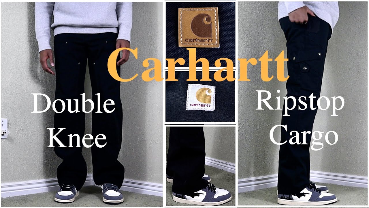 Carhartt Ripstop Cargo & Carhartt Double Knee (Review, On-Body, Thoughts) | NEW FAVORITE PANTS!?
