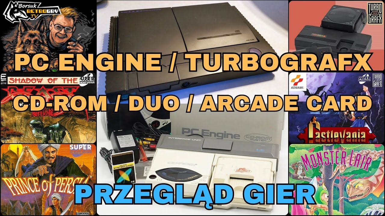 Borsuk Retro Gry TV: PC ENGINE / TURBOGRAFX (CD-ROM / DUO / ARCADE CARD) - Przegląd Gier #2