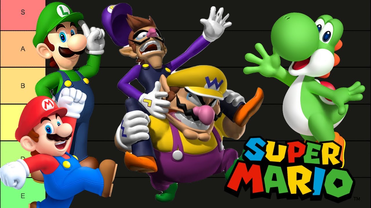 Mario Characters Tier List!