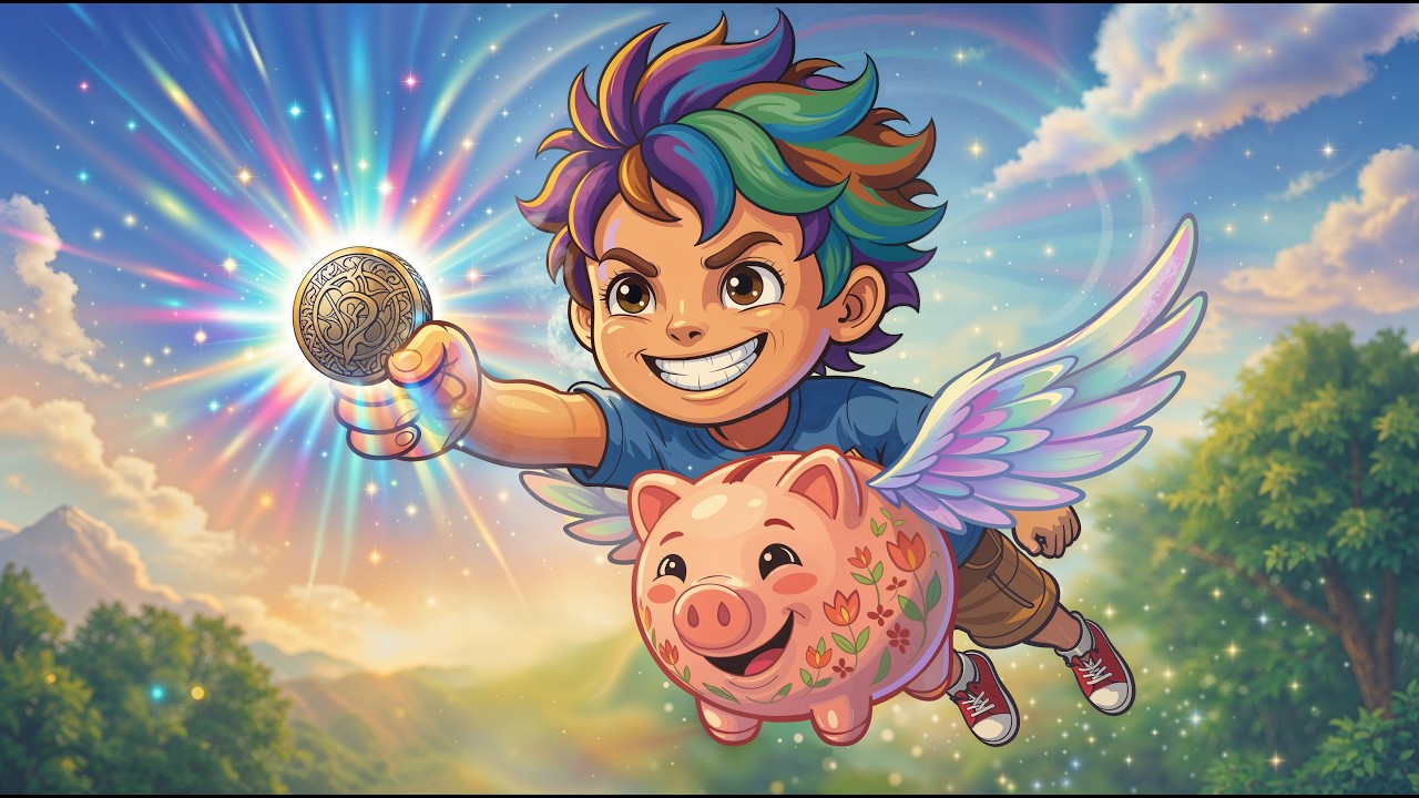 Magic Money 💰! Fun, groovy song about teaching kids the value of saving money!