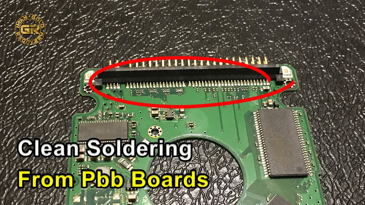 ezi ve para desoldar y retirar diez conectores torácicos o componentesz | Recuperación de oroi