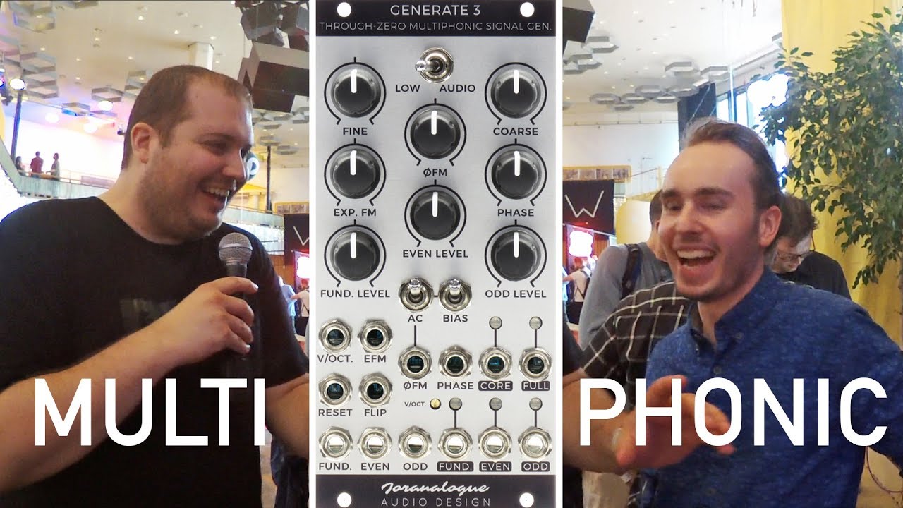 Next level analogue oscillator design from Joranalogue's Generate 3 // Superbooth 2019