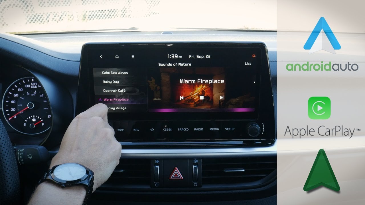 Медиа-экран Kia Forte | Android Auto, Apple CarPlay, навигация и многое другое!