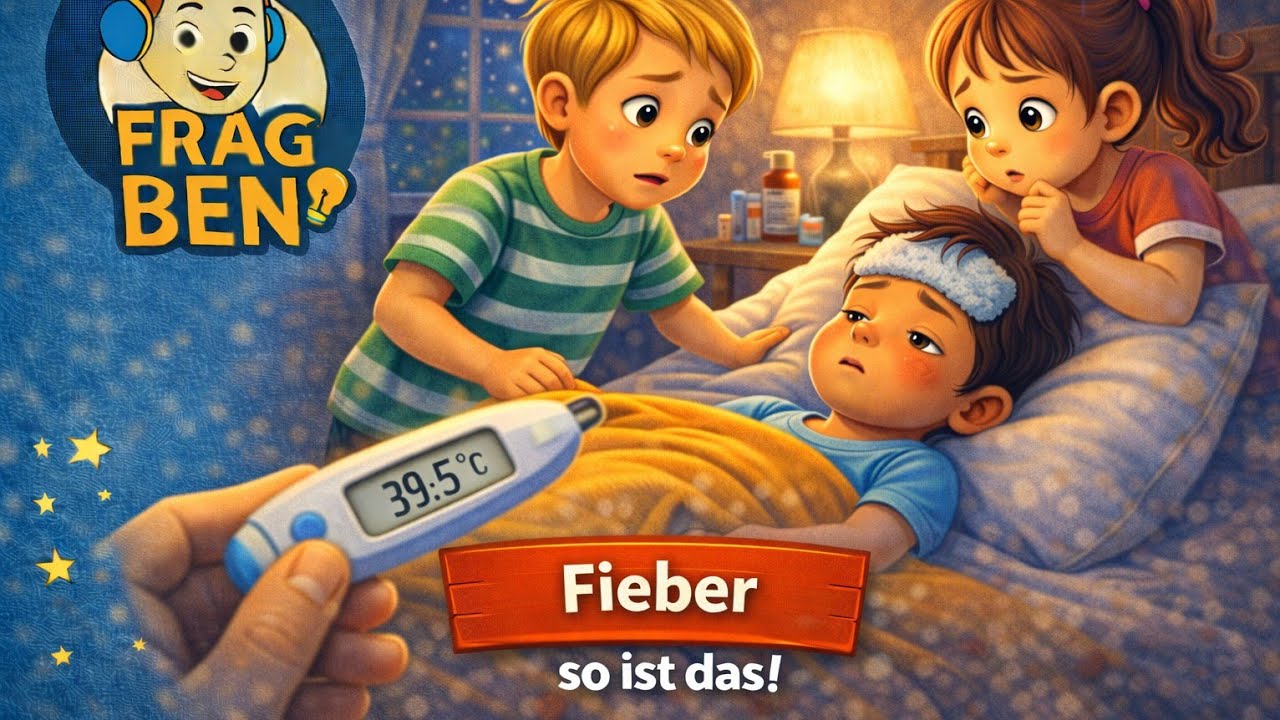 Frag Ben! 🤒 Warum bekommen wir Fieber? | Kinderwissen einfach erkl&auml;rt