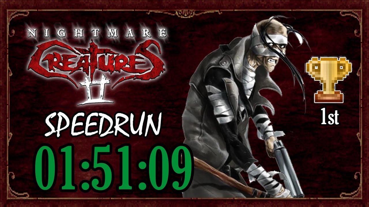 Nightmare Creatures 2 (DC) Speedrun: 01:51.09 WR (by Mr.Croft)