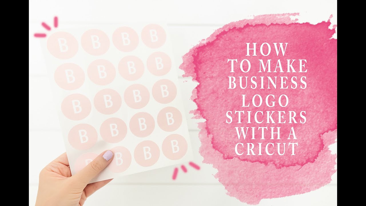 Cricut Business Logo Stickers In Under 10 Minutes : How To Create Business Stickers With Your Cricut