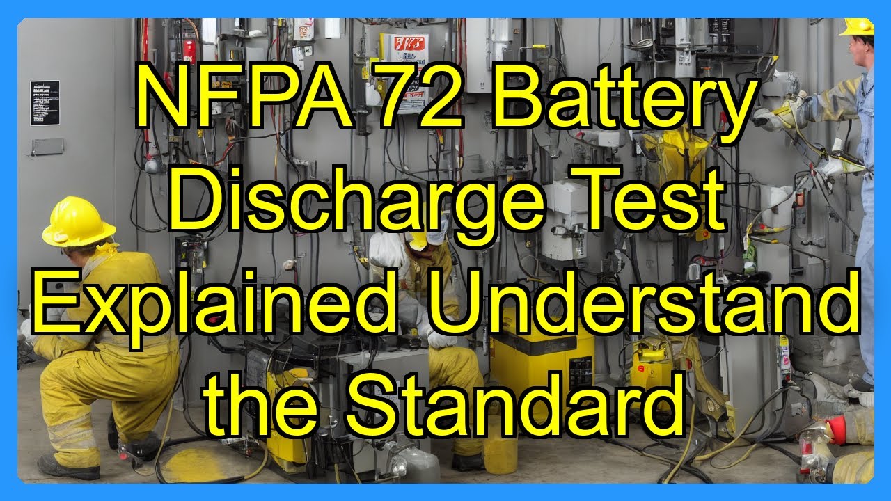 NFPA 72 Battery Discharge Test Explained Understand the Standard