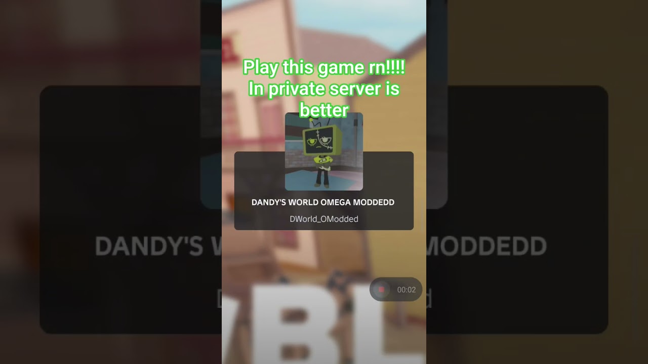 Play dandy world omega modded is so fun with private server admin!#telling#helping#omega#modded