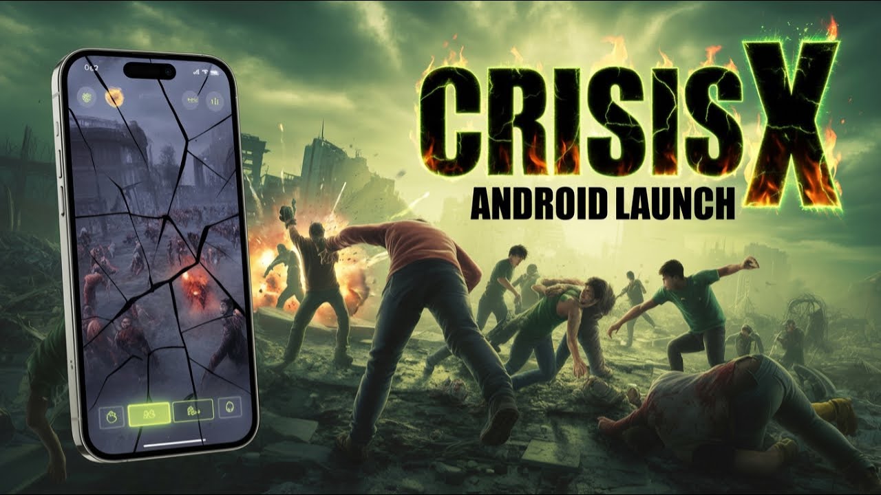 SAIUU! NOVO JOGO DE SOBREVIVENCIA MOBILE PARA ANDROIDE - CrisisX