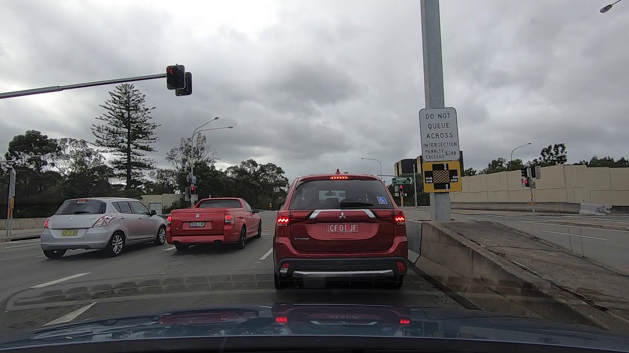 Driving from Earlwood to Mistral Point in 70kph wind
