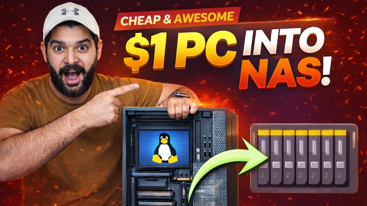 I Turned a $1 PC into a Powerful Home NAS