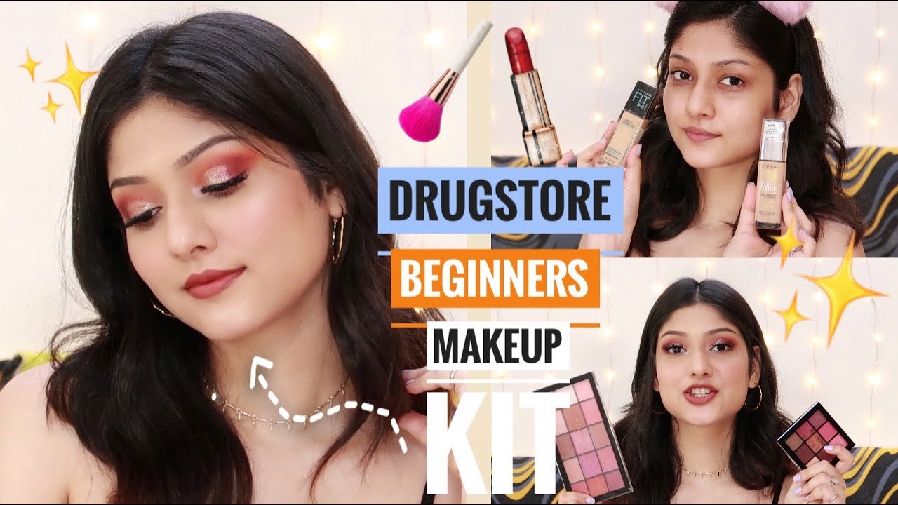 *NEW* DRUGSTORE BEGINNERS MAKEUP KIT | Manasi Mau