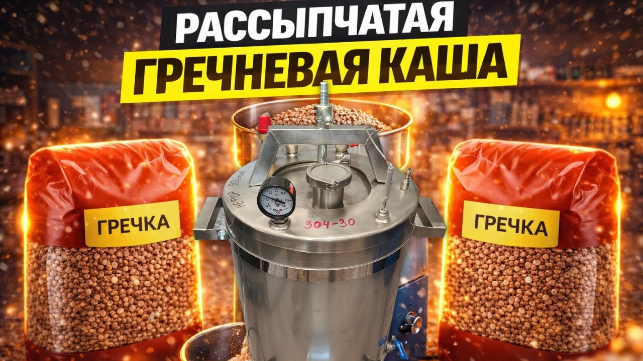 Еда для выживания! Самый простой рецепт, как приготовить рассыпчатую гречневую кашу в автоклаве.