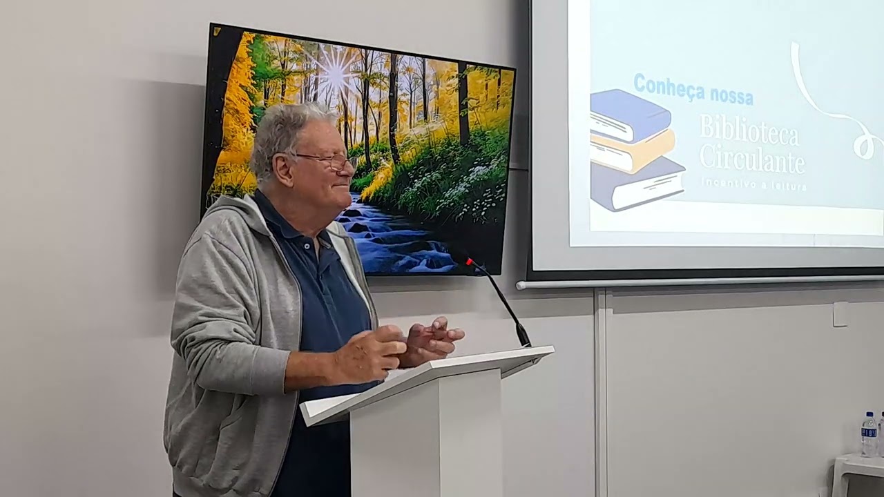 Preleção de reinauguração do espaço Joanna de Angelis. Preletor - José Roberto