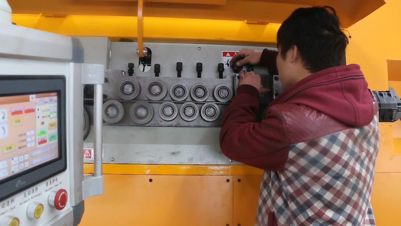 Develop No 3 installation video automatic bending machine