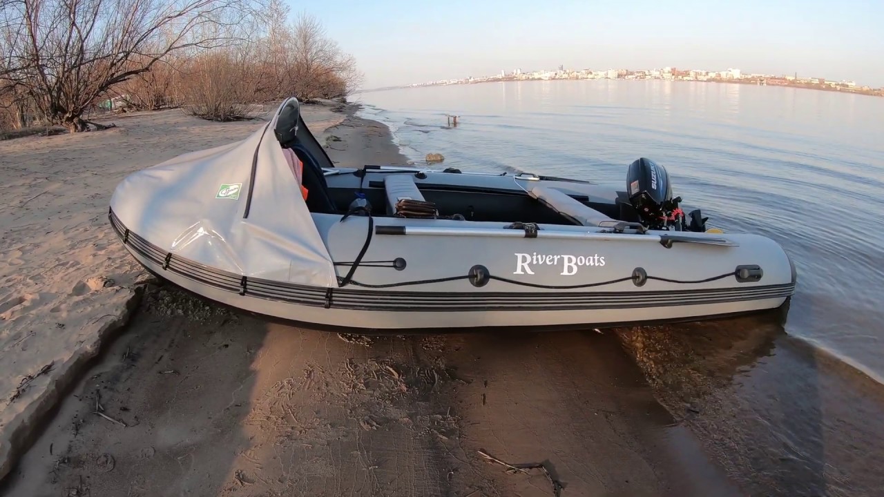 Лодка RiverBoats RB &mdash; 430 и Suzuki DT 9.9 AS и тент 
