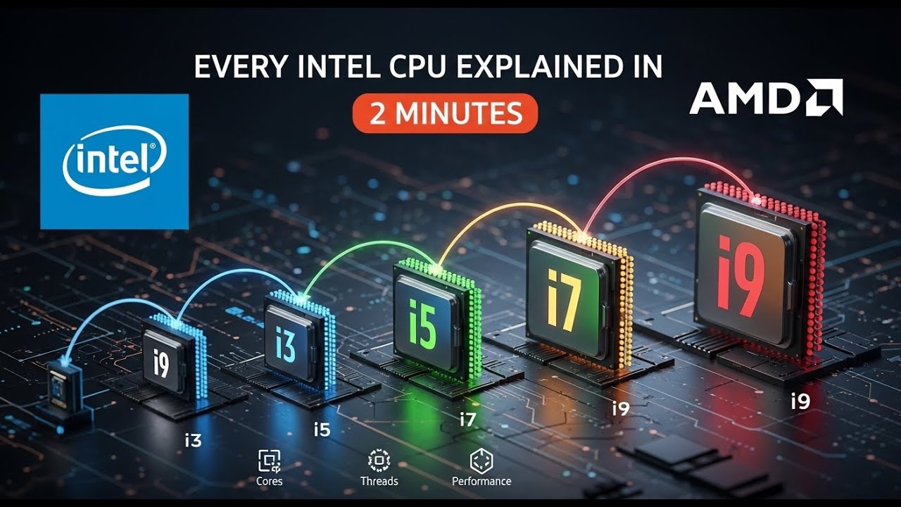 Every Intel CPU Explained in 2 Minutes