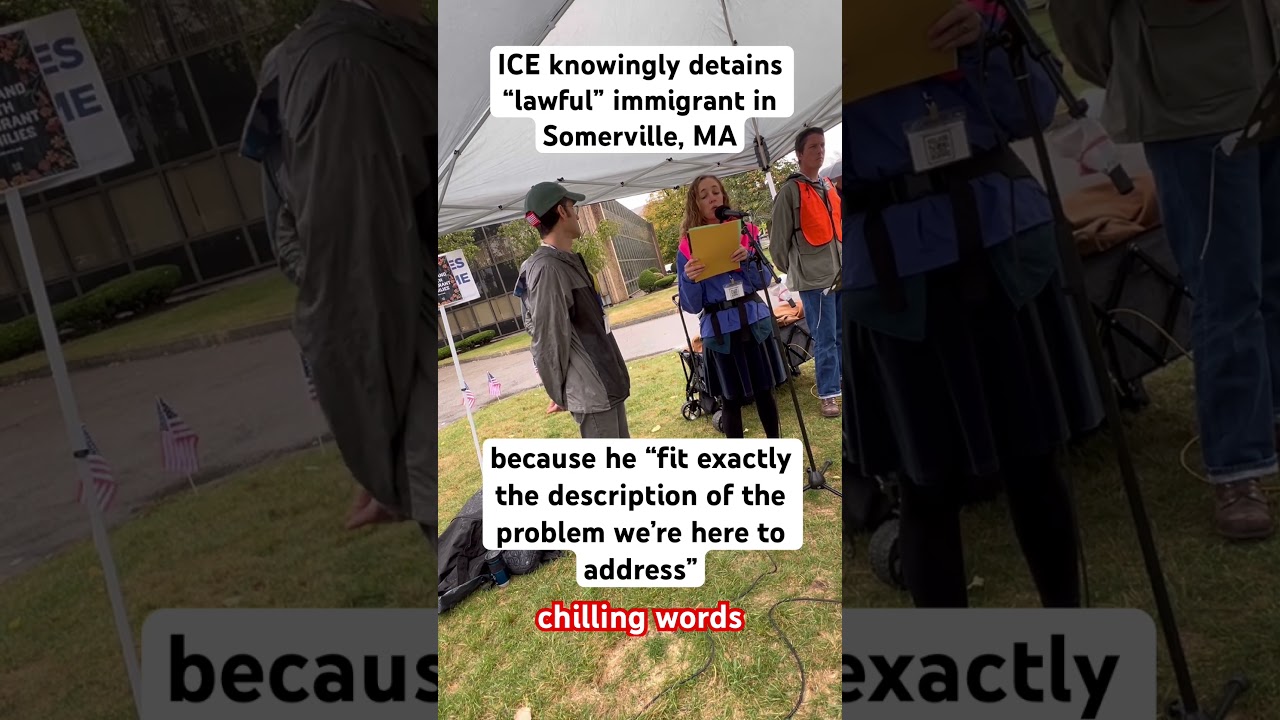 Another day, another immigrant abduction: Bearing Witness @ ICE Burlington, MA protest