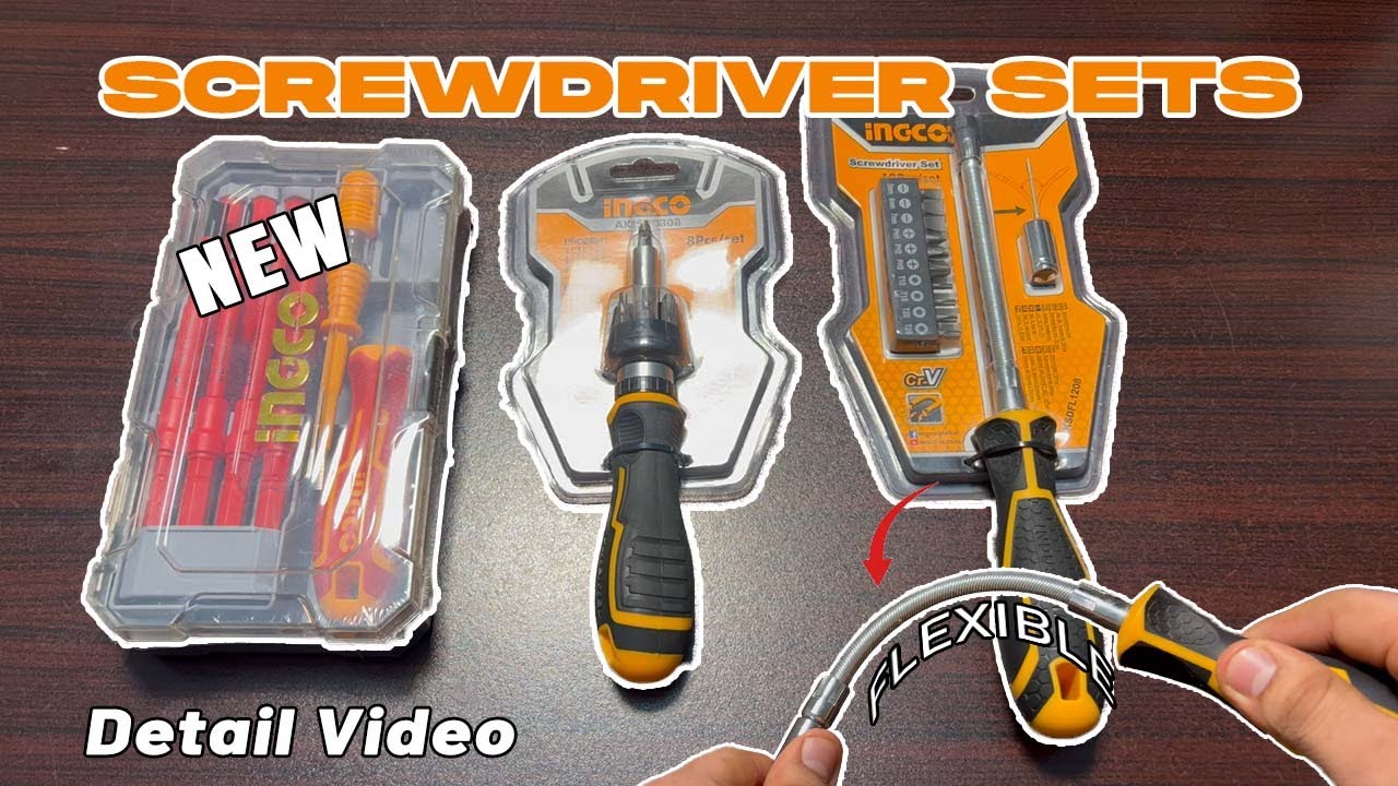 Ingco Screwdriver Set Series | Detail Video | Mughaltools