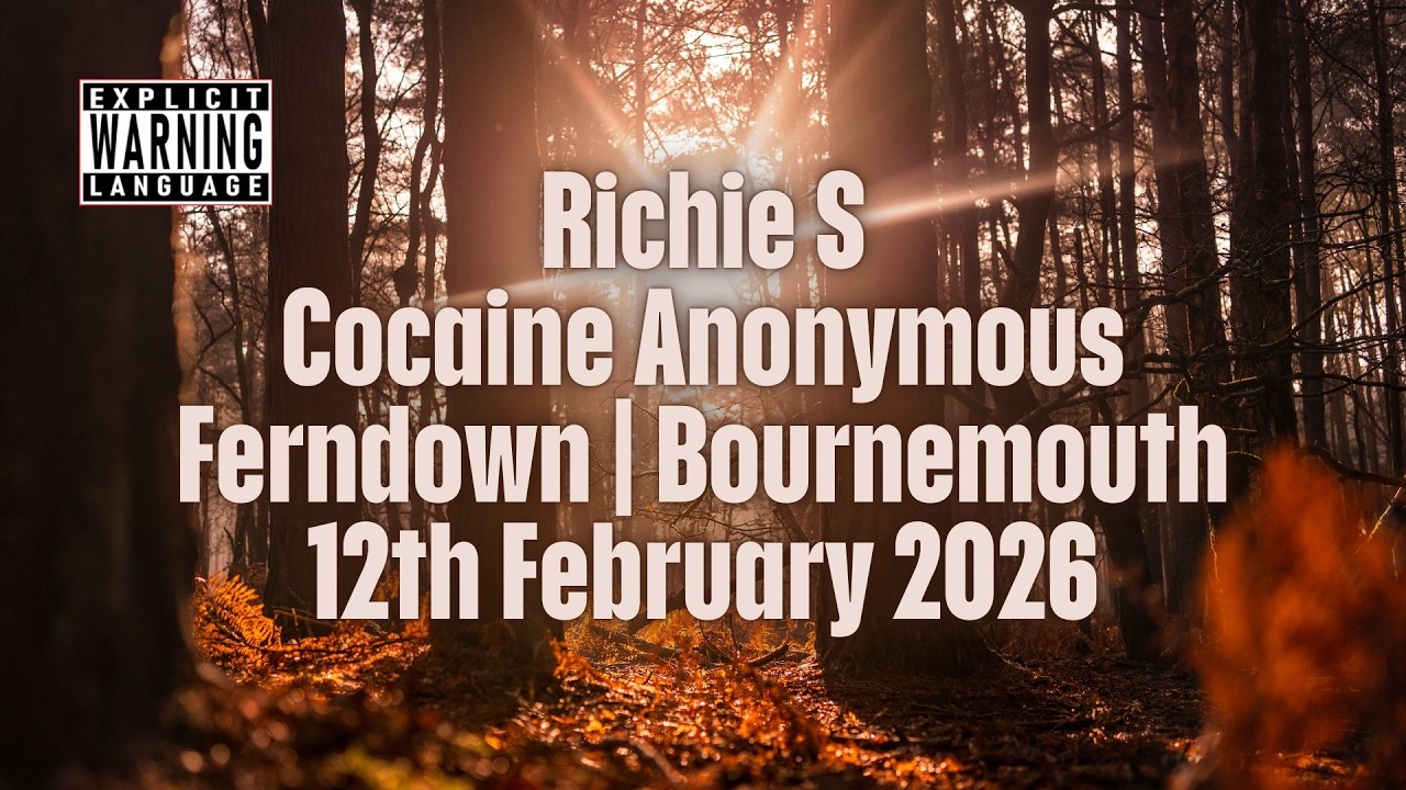 Cocaine Anonymous - 12 Step recovery share - Richie S