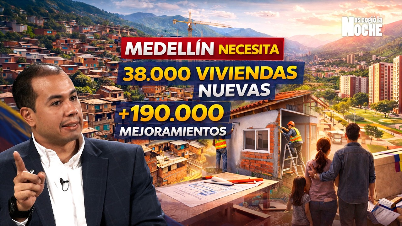 Santiago Narváez advierte que Medellín necesita 38.000 viviendas nuevas y 190.000 mejoramientos