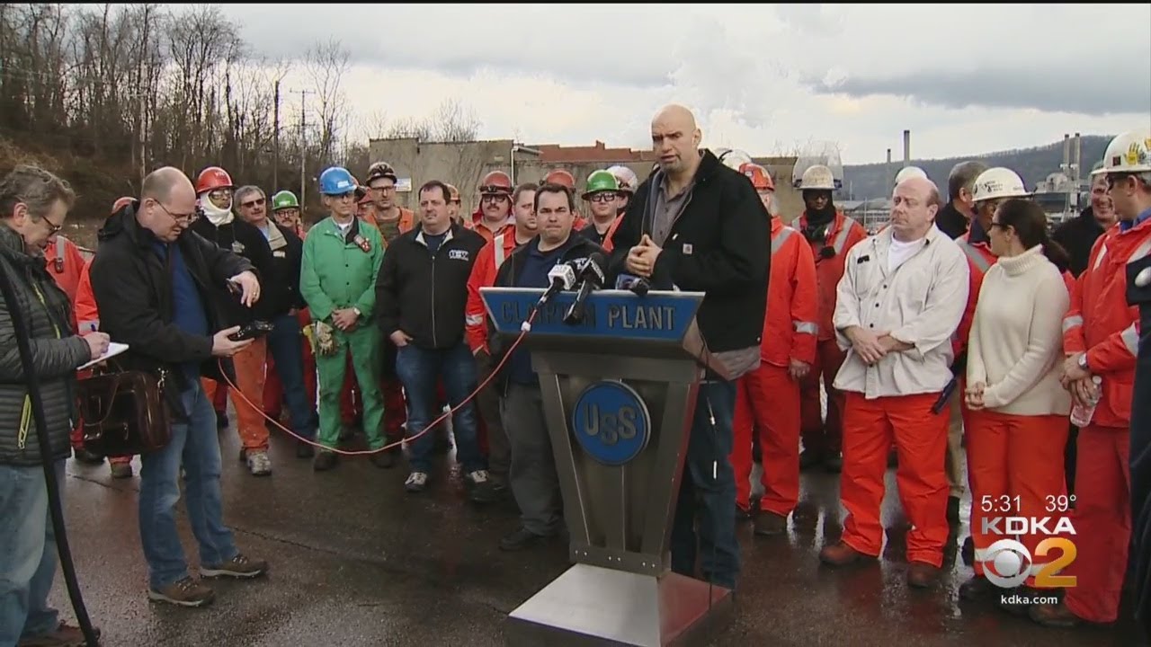 Lt. Gov. Fetterman Tours Clairton Coke Works To Determine 'Facts' On Jobs, Clean Air
