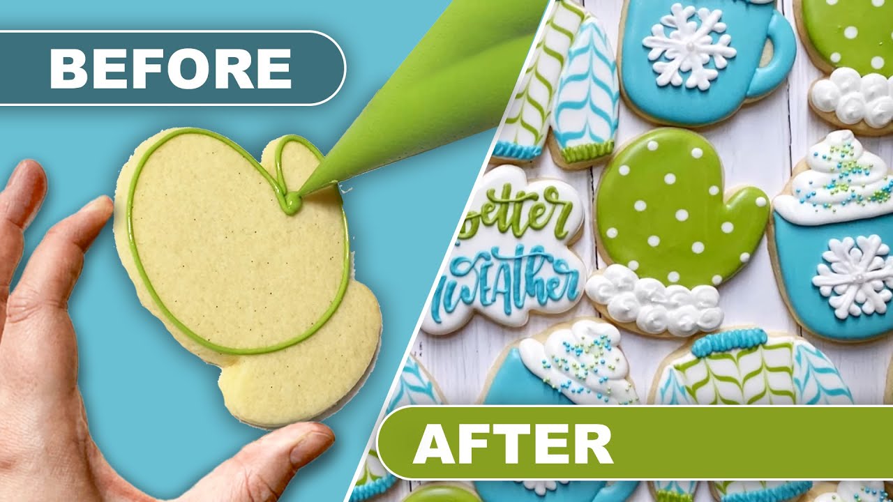 The Easiest Sweater Weather Cookie Tutorial!