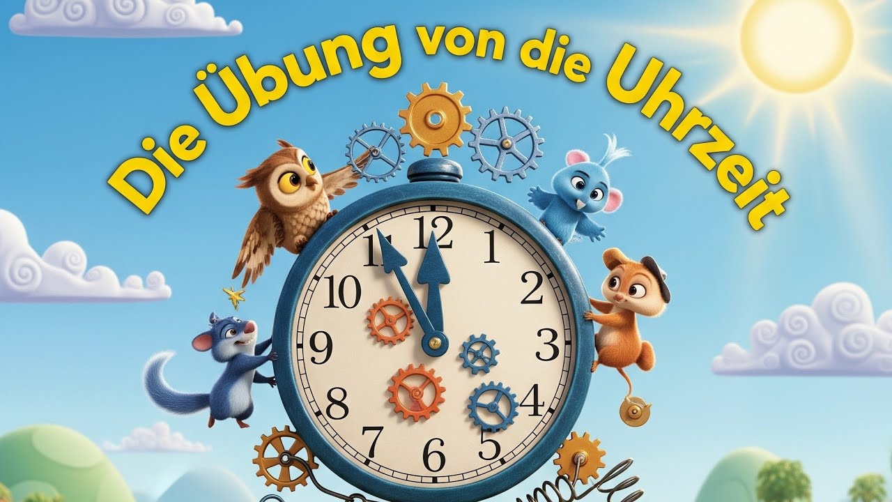 Die Übung von die Uhrzeit (Saatler ile İlgili Alıştırma)