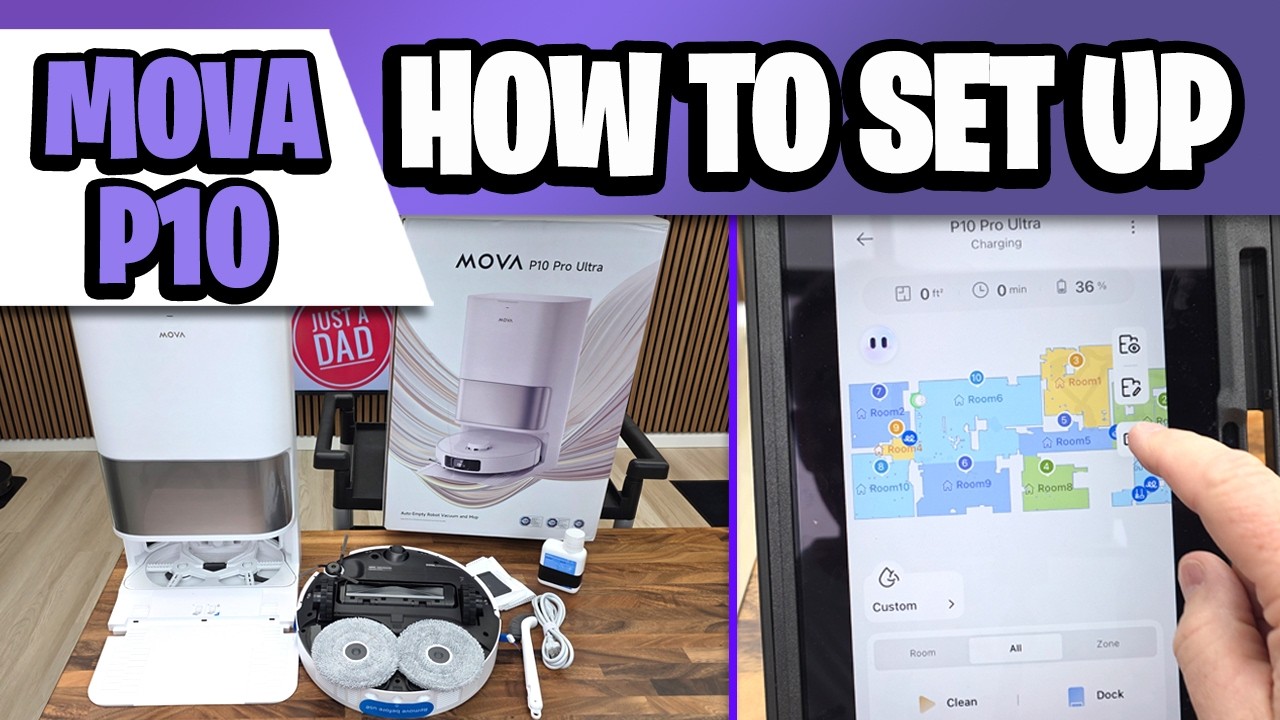 Mova P10 Pro Ultra Robot Vacuum & Mop How To Setup / Unboxing Settings Explained